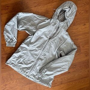 The North Face Light Gray Women's Jacket windbreaker size M